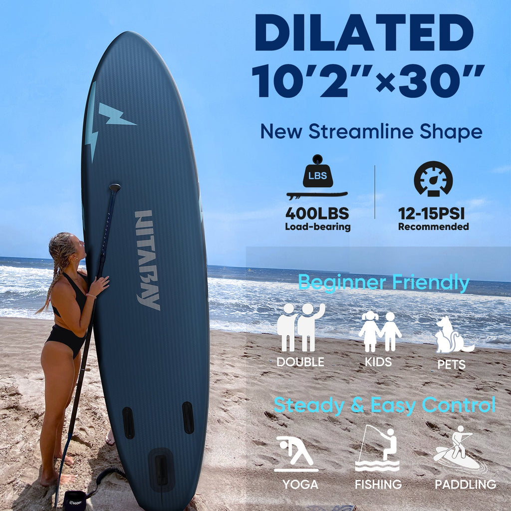 dark blue  paddle board