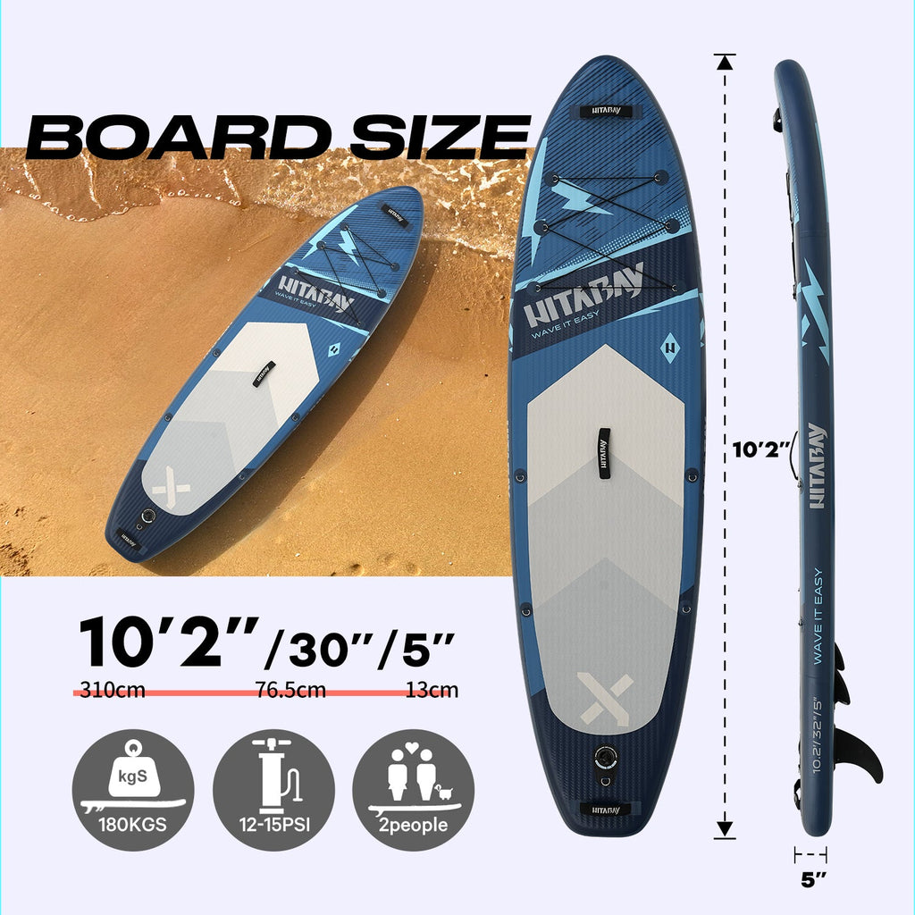 dark blue  paddle board
