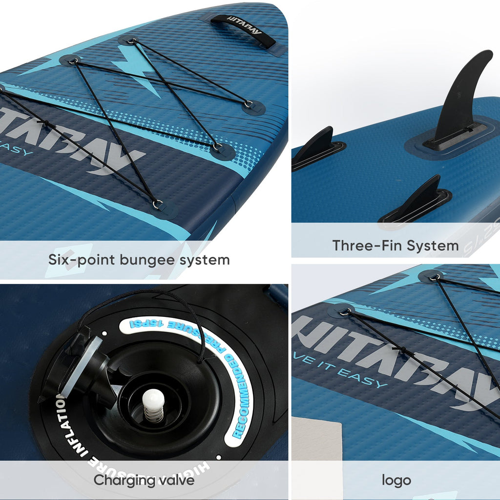 dark blue  paddle board