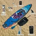 EGGORY Inflatable Stand up Paddle Board 11ft Fishing Paddle Board Wide Stable Design with Full SUP Accessories